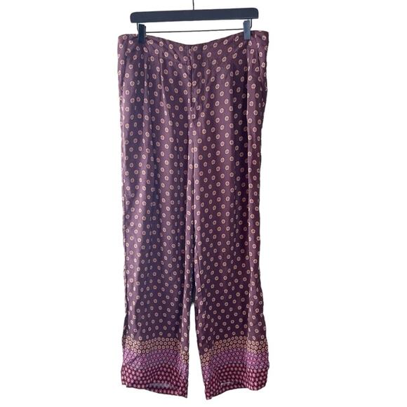 Anthropologie Marsden Wide Leg Geo Print Pants Size 14 - Picture 5 of 11